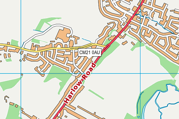 CM21 0AU map - OS VectorMap District (Ordnance Survey) CM21 0AU map - OS VectorMap District (Ordnance Survey)