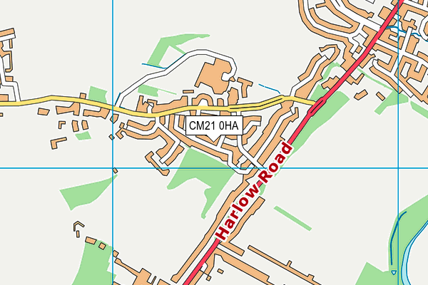 CM21 0HA map - OS VectorMap District (Ordnance Survey) CM21 0HA map - OS VectorMap District (Ordnance Survey)