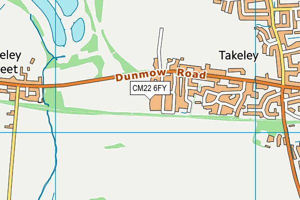 CM22 6FY map - OS VectorMap District (Ordnance Survey) CM22 6FY map - OS VectorMap District (Ordnance Survey)