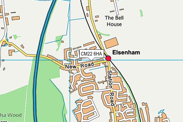 CM22 6HA map - OS VectorMap District (Ordnance Survey) CM22 6HA map - OS VectorMap District (Ordnance Survey)