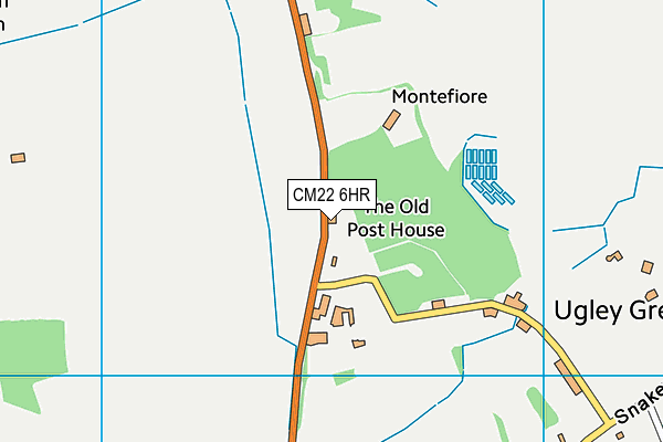 CM22 6HR map - OS VectorMap District (Ordnance Survey) CM22 6HR map - OS VectorMap District (Ordnance Survey)