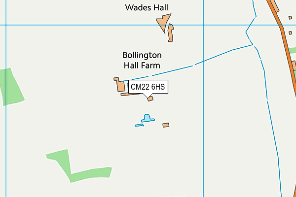 CM22 6HS map - OS VectorMap District (Ordnance Survey) CM22 6HS map - OS VectorMap District (Ordnance Survey)