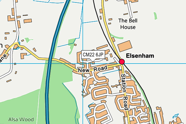 CM22 6JP map - OS VectorMap District (Ordnance Survey) CM22 6JP map - OS VectorMap District (Ordnance Survey)