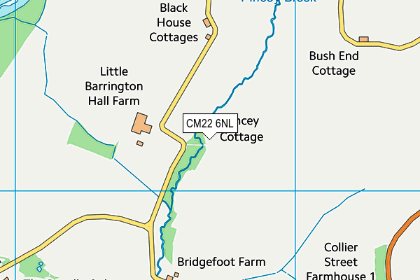 CM22 6NL map - OS VectorMap District (Ordnance Survey) CM22 6NL map - OS VectorMap District (Ordnance Survey)