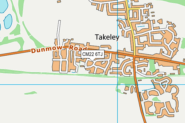 CM22 6TJ map - OS VectorMap District (Ordnance Survey) CM22 6TJ map - OS VectorMap District (Ordnance Survey)