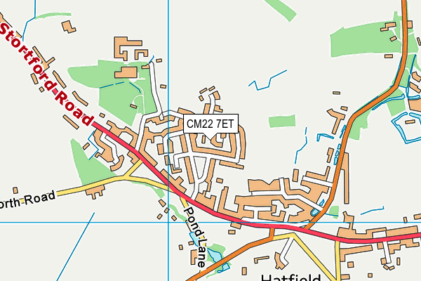 CM22 7ET map - OS VectorMap District (Ordnance Survey) CM22 7ET map - OS VectorMap District (Ordnance Survey)