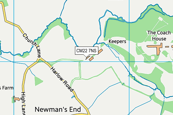 CM22 7NS map - OS VectorMap District (Ordnance Survey) CM22 7NS map - OS VectorMap District (Ordnance Survey)