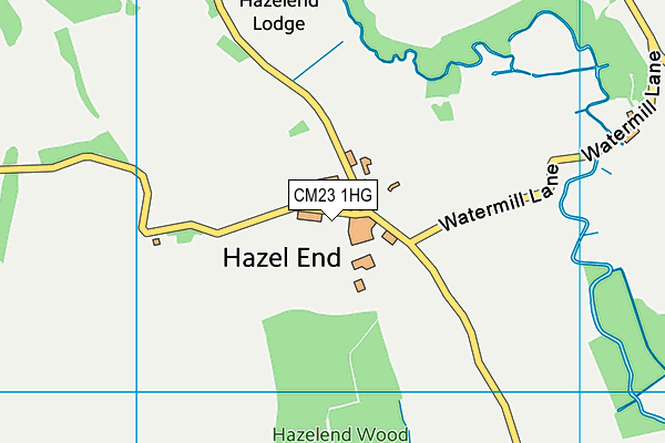 CM23 1HG map - OS VectorMap District (Ordnance Survey) CM23 1HG map - OS VectorMap District (Ordnance Survey)