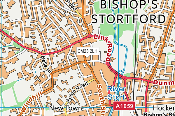 CM23 2LH map - OS VectorMap District (Ordnance Survey) CM23 2LH map - OS VectorMap District (Ordnance Survey)