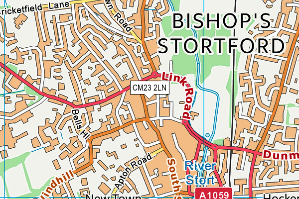CM23 2LN map - OS VectorMap District (Ordnance Survey) CM23 2LN map - OS VectorMap District (Ordnance Survey)
