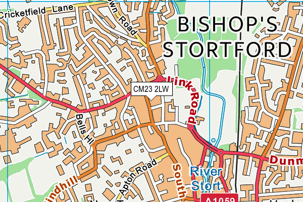 CM23 2LW map - OS VectorMap District (Ordnance Survey) CM23 2LW map - OS VectorMap District (Ordnance Survey)
