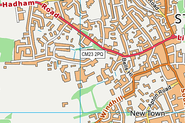 CM23 2PQ map - OS VectorMap District (Ordnance Survey) CM23 2PQ map - OS VectorMap District (Ordnance Survey)