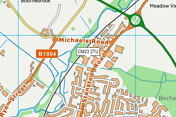 CM23 2TU map - OS VectorMap District (Ordnance Survey) CM23 2TU map - OS VectorMap District (Ordnance Survey)