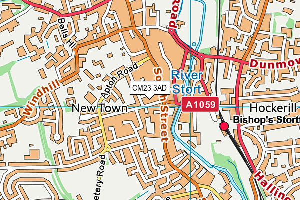 CM23 3AD map - OS VectorMap District (Ordnance Survey) CM23 3AD map - OS VectorMap District (Ordnance Survey)