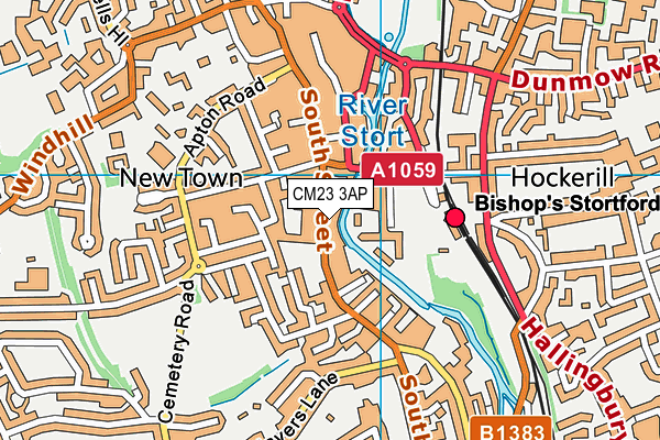 CM23 3AP map - OS VectorMap District (Ordnance Survey) CM23 3AP map - OS VectorMap District (Ordnance Survey)