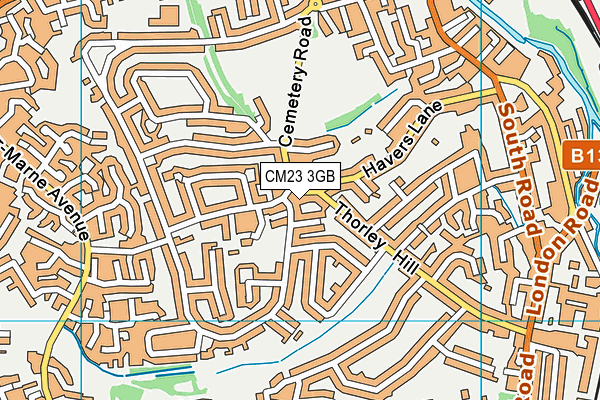 CM23 3GB map - OS VectorMap District (Ordnance Survey) CM23 3GB map - OS VectorMap District (Ordnance Survey)