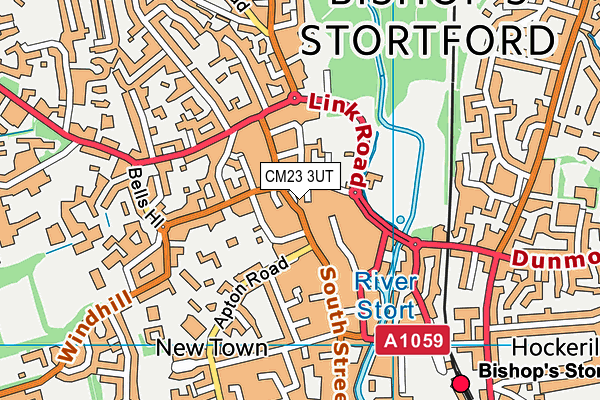 CM23 3UT map - OS VectorMap District (Ordnance Survey)