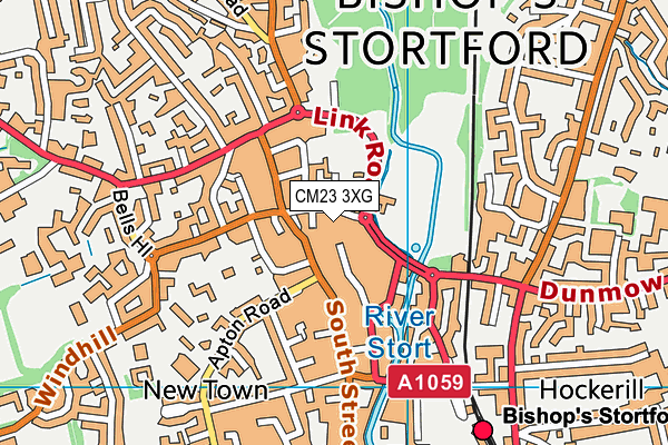 CM23 3XG map - OS VectorMap District (Ordnance Survey) CM23 3XG map - OS VectorMap District (Ordnance Survey)