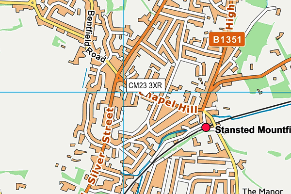 CM23 3XR map - OS VectorMap District (Ordnance Survey) CM23 3XR map - OS VectorMap District (Ordnance Survey)