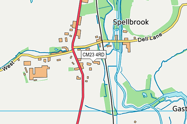 CM23 4RD map - OS VectorMap District (Ordnance Survey) CM23 4RD map - OS VectorMap District (Ordnance Survey)