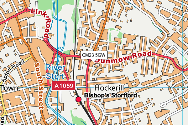 CM23 5GW map - OS VectorMap District (Ordnance Survey) CM23 5GW map - OS VectorMap District (Ordnance Survey)