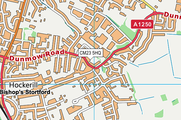 CM23 5HQ map - OS VectorMap District (Ordnance Survey) CM23 5HQ map - OS VectorMap District (Ordnance Survey)
