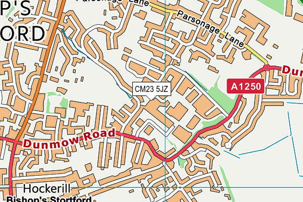 CM23 5JZ map - OS VectorMap District (Ordnance Survey) CM23 5JZ map - OS VectorMap District (Ordnance Survey)