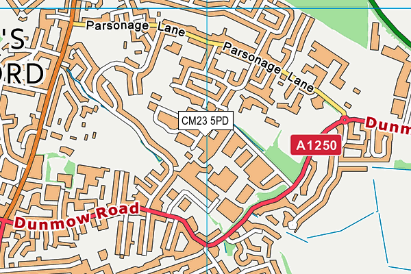 CM23 5PD map - OS VectorMap District (Ordnance Survey) CM23 5PD map - OS VectorMap District (Ordnance Survey)