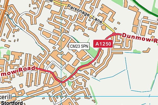 CM23 5PN map - OS VectorMap District (Ordnance Survey) CM23 5PN map - OS VectorMap District (Ordnance Survey)
