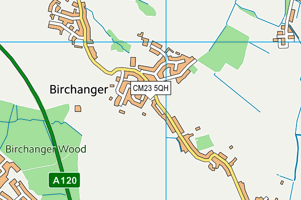 CM23 5QH map - OS VectorMap District (Ordnance Survey) CM23 5QH map - OS VectorMap District (Ordnance Survey)