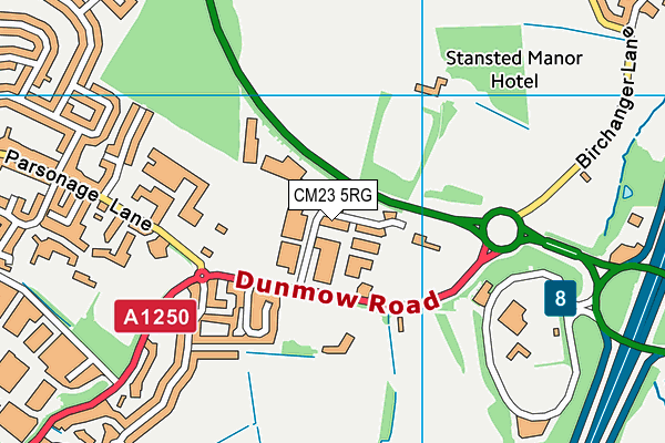CM23 5RG map - OS VectorMap District (Ordnance Survey) CM23 5RG map - OS VectorMap District (Ordnance Survey)