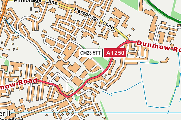 CM23 5TT map - OS VectorMap District (Ordnance Survey) CM23 5TT map - OS VectorMap District (Ordnance Survey)