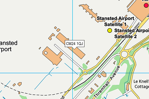 CM24 1QJ map - OS VectorMap District (Ordnance Survey) CM24 1QJ map - OS VectorMap District (Ordnance Survey)