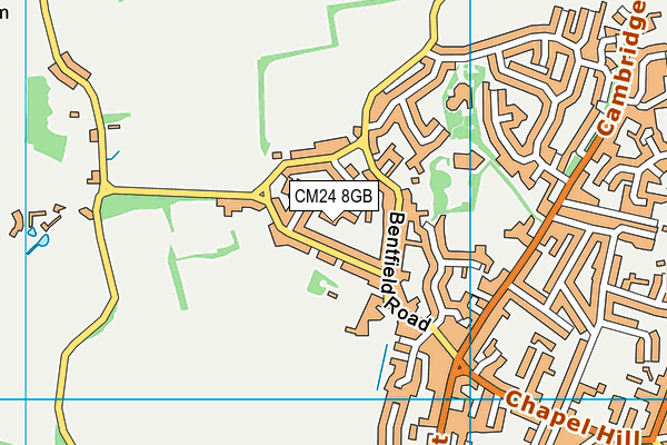 CM24 8GB map - OS VectorMap District (Ordnance Survey) CM24 8GB map - OS VectorMap District (Ordnance Survey)