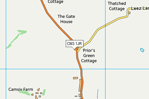 CM3 1JR map - OS VectorMap District (Ordnance Survey)