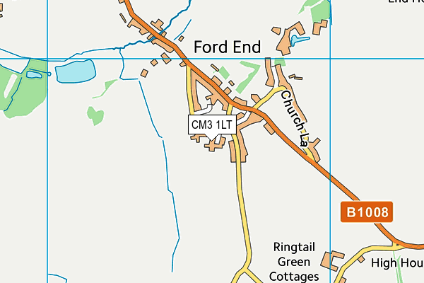 CM3 1LT map - OS VectorMap District (Ordnance Survey) CM3 1LT map - OS VectorMap District (Ordnance Survey)