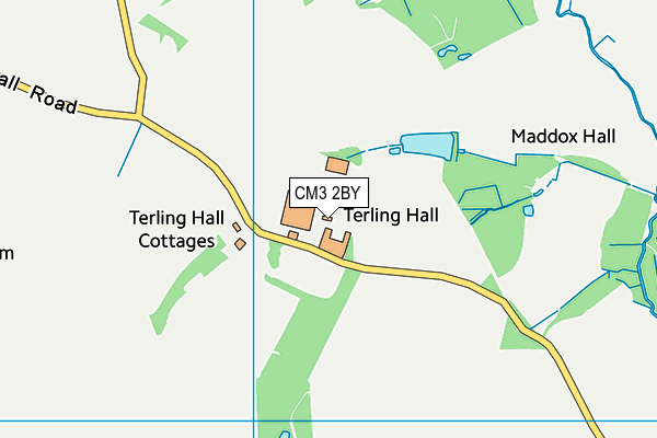 CM3 2BY map - OS VectorMap District (Ordnance Survey) CM3 2BY map - OS VectorMap District (Ordnance Survey)