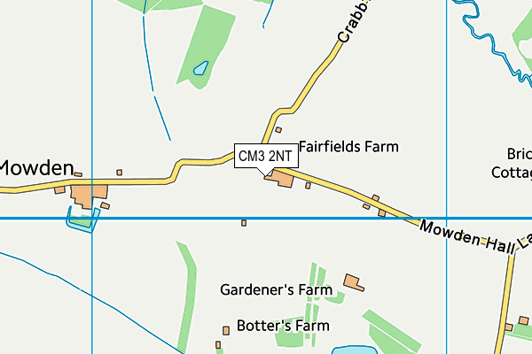 CM3 2NT map - OS VectorMap District (Ordnance Survey) CM3 2NT map - OS VectorMap District (Ordnance Survey)