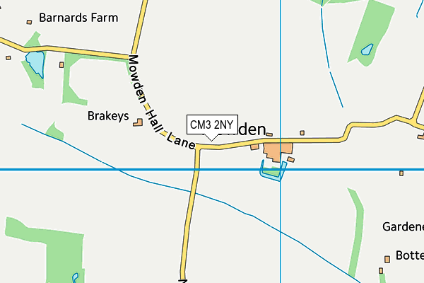 CM3 2NY map - OS VectorMap District (Ordnance Survey) CM3 2NY map - OS VectorMap District (Ordnance Survey)