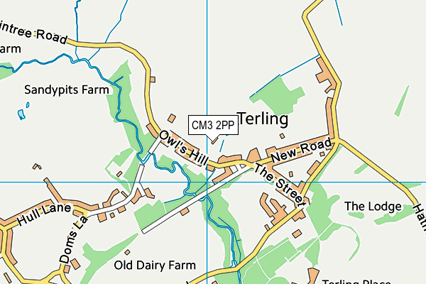 CM3 2PP map - OS VectorMap District (Ordnance Survey) CM3 2PP map - OS VectorMap District (Ordnance Survey)