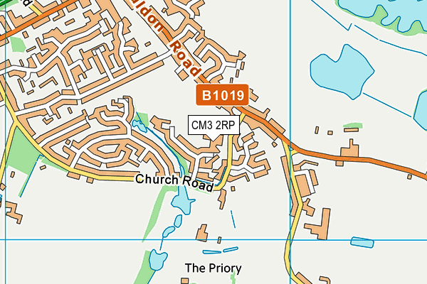 CM3 2RP map - OS VectorMap District (Ordnance Survey) CM3 2RP map - OS VectorMap District (Ordnance Survey)