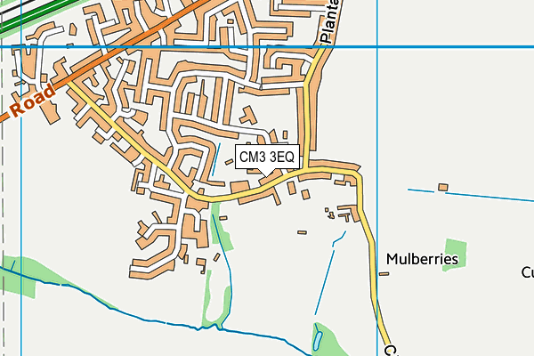 CM3 3EQ map - OS VectorMap District (Ordnance Survey) CM3 3EQ map - OS VectorMap District (Ordnance Survey)