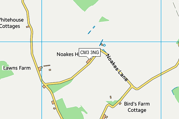 CM3 3NG map - OS VectorMap District (Ordnance Survey) CM3 3NG map - OS VectorMap District (Ordnance Survey)
