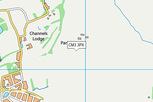 CM3 3PX map - OS VectorMap District (Ordnance Survey) CM3 3PX map - OS VectorMap District (Ordnance Survey)