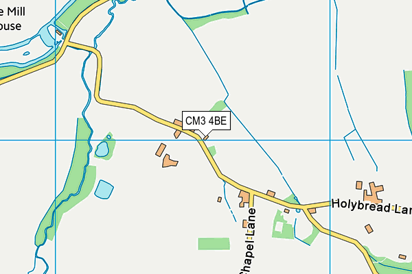 CM3 4BE map - OS VectorMap District (Ordnance Survey) CM3 4BE map - OS VectorMap District (Ordnance Survey)
