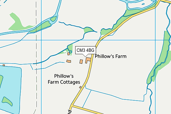 CM3 4BG map - OS VectorMap District (Ordnance Survey) CM3 4BG map - OS VectorMap District (Ordnance Survey)