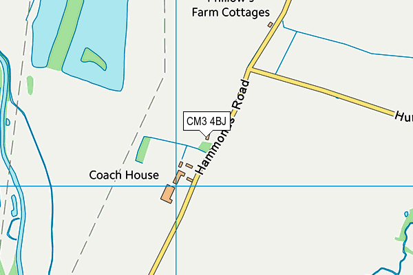 CM3 4BJ map - OS VectorMap District (Ordnance Survey) CM3 4BJ map - OS VectorMap District (Ordnance Survey)