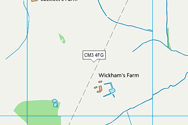 CM3 4FG map - OS VectorMap District (Ordnance Survey) CM3 4FG map - OS VectorMap District (Ordnance Survey)