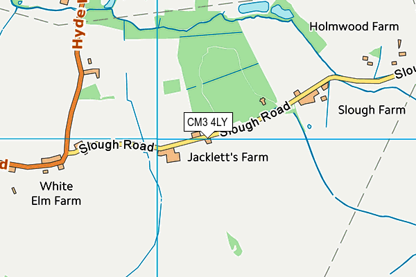 CM3 4LY map - OS VectorMap District (Ordnance Survey) CM3 4LY map - OS VectorMap District (Ordnance Survey)