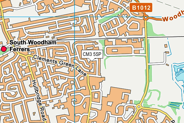 CM3 5SP map - OS VectorMap District (Ordnance Survey) CM3 5SP map - OS VectorMap District (Ordnance Survey)